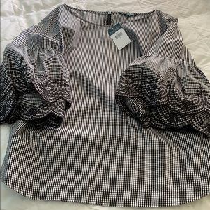 NWT-Lauren/Ralph Lauren Gingham Black/White XL